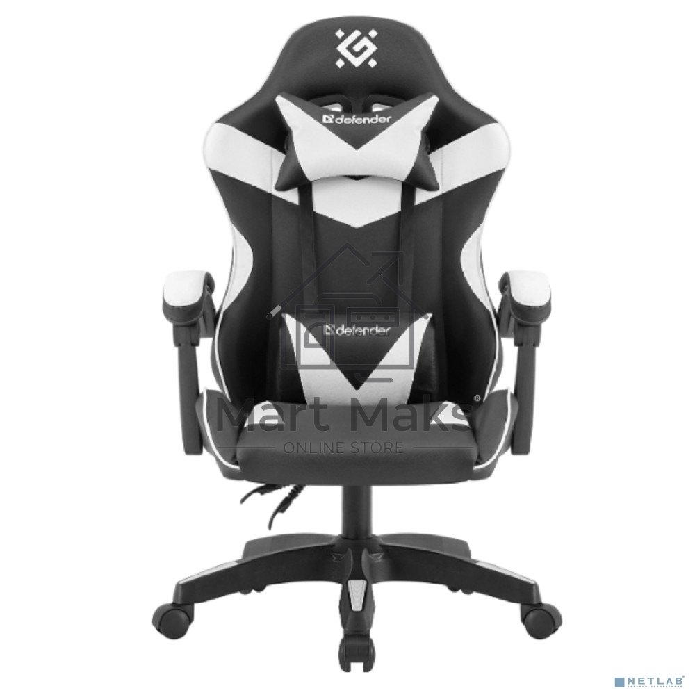 Кресло игровое Defender URANA черный/белый 64058
