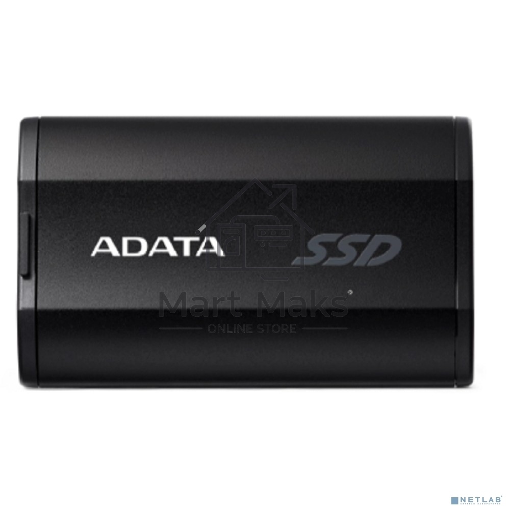 Внешний накопитель SSD ADATA 1Tb SD810 USB Type-C (2000/2000 Mb/s) metal case черный (SD810-1000G-CBK)