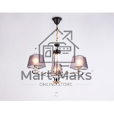 Светильник Ambrella light TR4614/3 CF/FGD кофе/золото E27/3 max 40W D640*800
