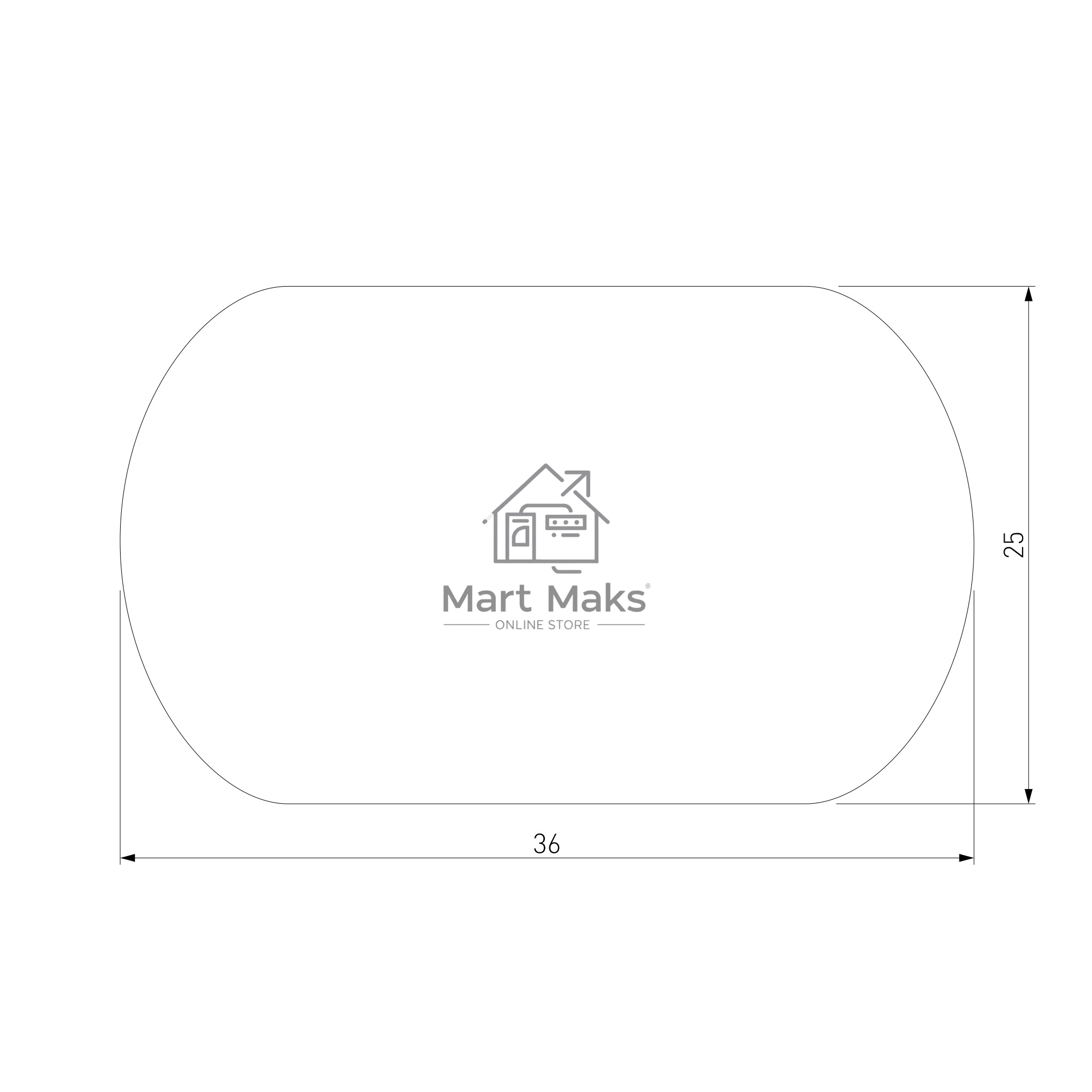 Slim Magnetic Заглушка для шинопровода Round (черный) (2шт) 85134/00