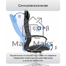Кресло компьютерное ErgoLife Set 15/подл.131/осн.Synchro 052, черный 48D.16.1.403 z316737895