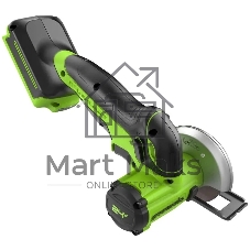 Угловая шлифовальная машина аккумуляторная GreenWorks GD24UCS, 24V, без АКБ и ЗУ (3402007)