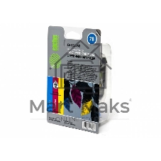 Картридж струйный Cactus CS-C6578D №78 голубой/пурпурный/желтый (19мл) для HP DJ 900/1220C/PS P000/P1100