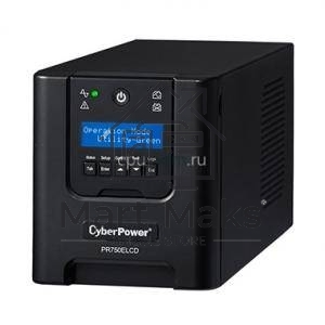 Источник бесперебойного питания CyberPower PR750ELCD 750VA/675W USB/RJ11/45 (6 IEC)