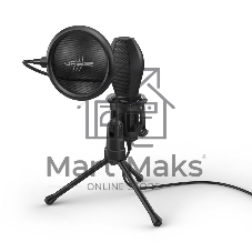 Микрофон проводной Hama Stream 400 Plus 2м черный