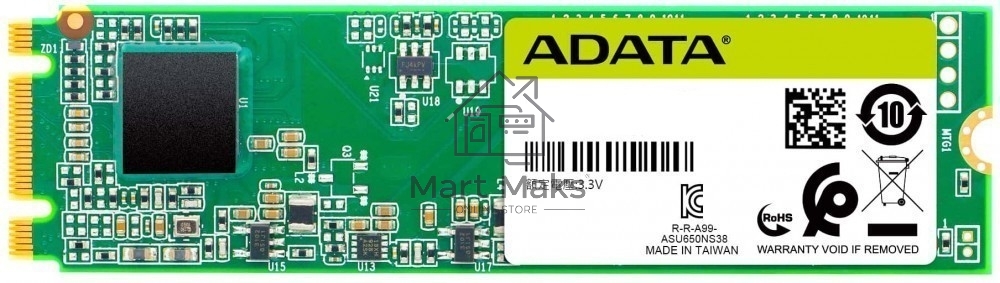 Накопитель SSD ADATA 1TB, SATA III, SU650, M.2 2280, R/W 550/510MB/s RET
