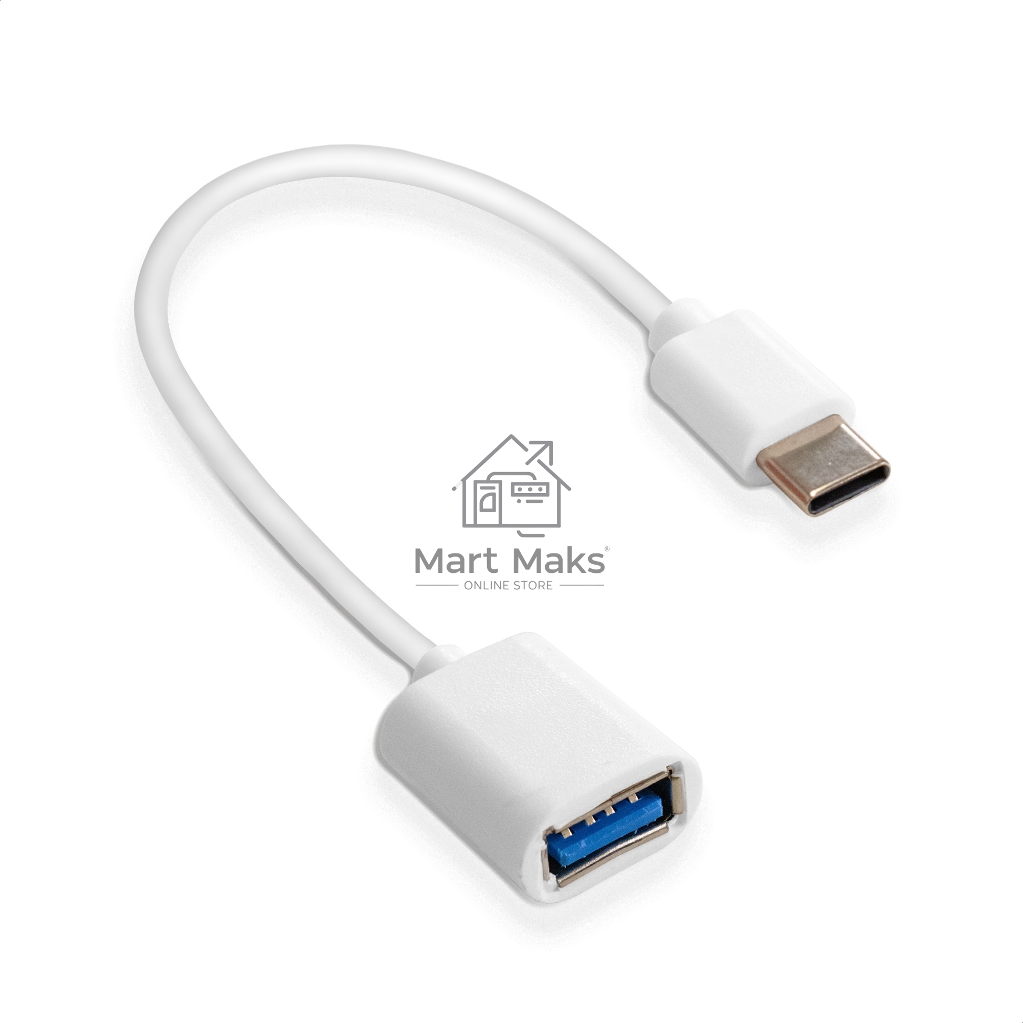 Кабель OTG Type C-USB 2.0 ExeGate EX-A-OTG-CMAF2 (USB Type C/USB 2.0 Af, 0,2м)