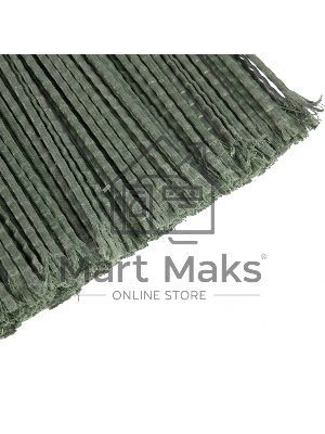 Метла полипропиленовая, 270х260 мм, плоская распушенная, без черенка, Россия Сибртех