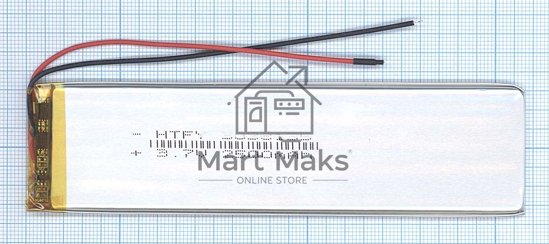Аккумулятор Li-Pol (батарея) 3*38*135мм 2pin 3.7V/2500mAh