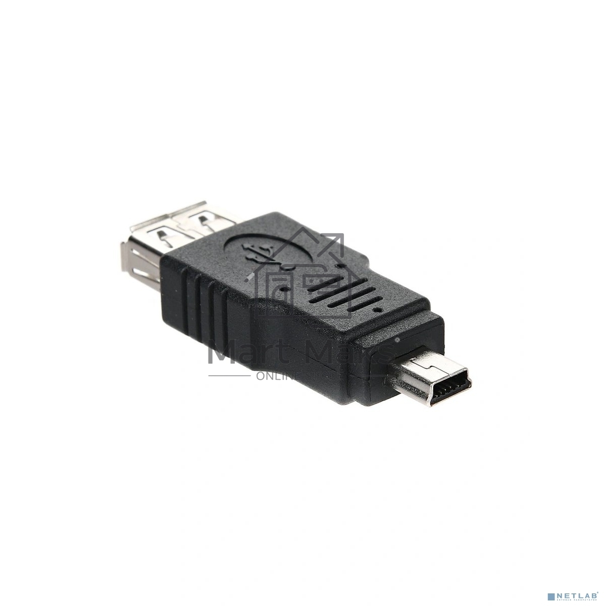 Переходник AF/miniBm USB 2.0 VCOM переходник USB(мама) на miniUSB, CA411