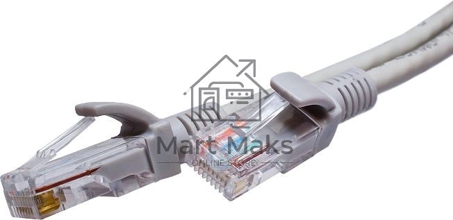 Патч-корд Suprlan 10-0142 UTP RJ-45 вил.-вилка RJ-45 кат.5E 1м серый LSZH 24AWG