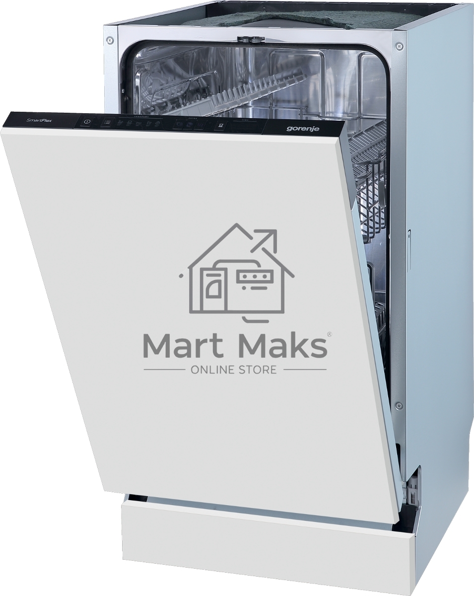 Встраиваемая посудомоечная машина Gorenje GV541D10, черный, 44.8 см, 9 компл., 45 дБ, класс A+++