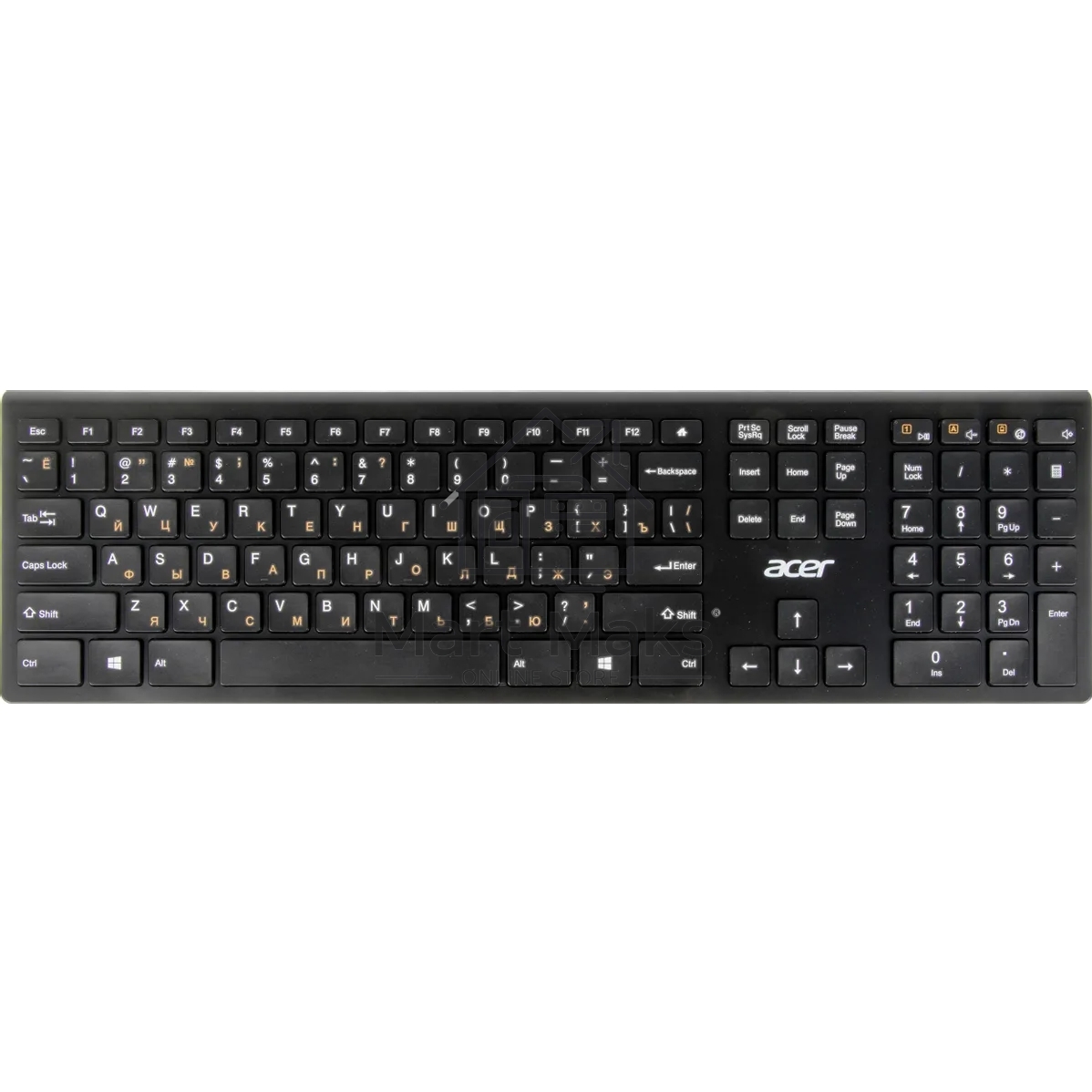 Клавиатура Acer OKR020 беспроводная, USB, Радиоканал, черный
