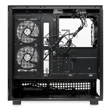 Компьютерный корпус HSPD F710, Panoramic Mid Tower, черный, TG, 0.5 SPCC, 3x120мм ARGb E-ATX, ATX, mATX, mITX 185/395/270мм 2x2.5