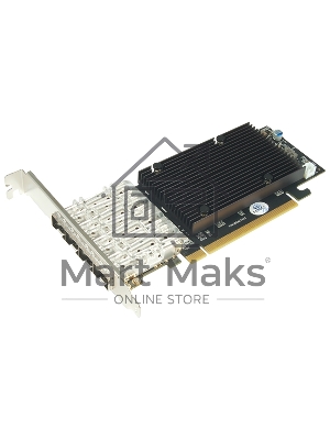 Сетевая карта 25G Quad Port SFP28 PCIe Ethernet Adapter with Intel E810-CAM1 Chipset