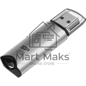 Флешка USB R/W 32Gb Silicon Power Marvel M02, USB 3.0, Серебро