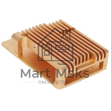 Корпус Qumo Aluminum case without fan, Raspberry Pi 3, gold(RS025)