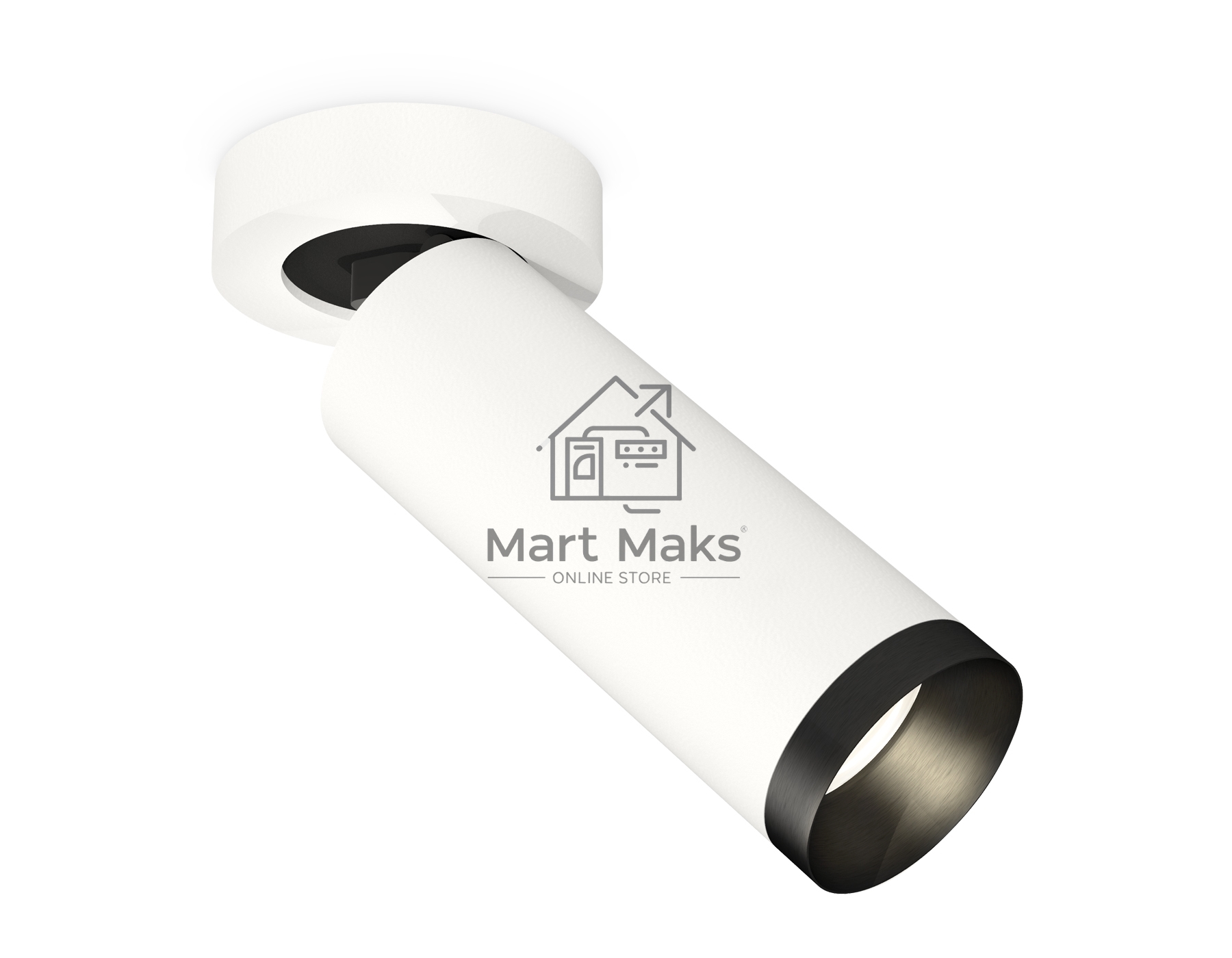 Светильник Ambrella Light XM6342201 SWH/PBK белый песок/черный полированный MR16 GU5.3 (A2228, C6342, N6131)