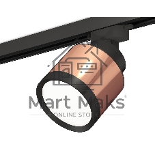 Светильник Ambrella light XT8122001 PPG/SBK/PBK золото розовое полированное/черный песок/черный полированный GX53
