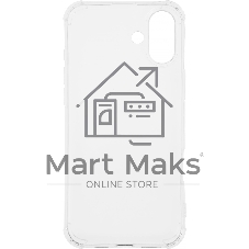 Чехол (клип-кейс) BoraSCO для Apple iPhone 16 Plus Bumper Case прозрачный (73520)