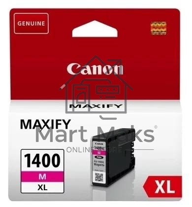 Картридж струйный Canon PGI-1400XL пурпурный (780 стр. 12 мл) для Canon MAXIFY МВ2040/2340/2740