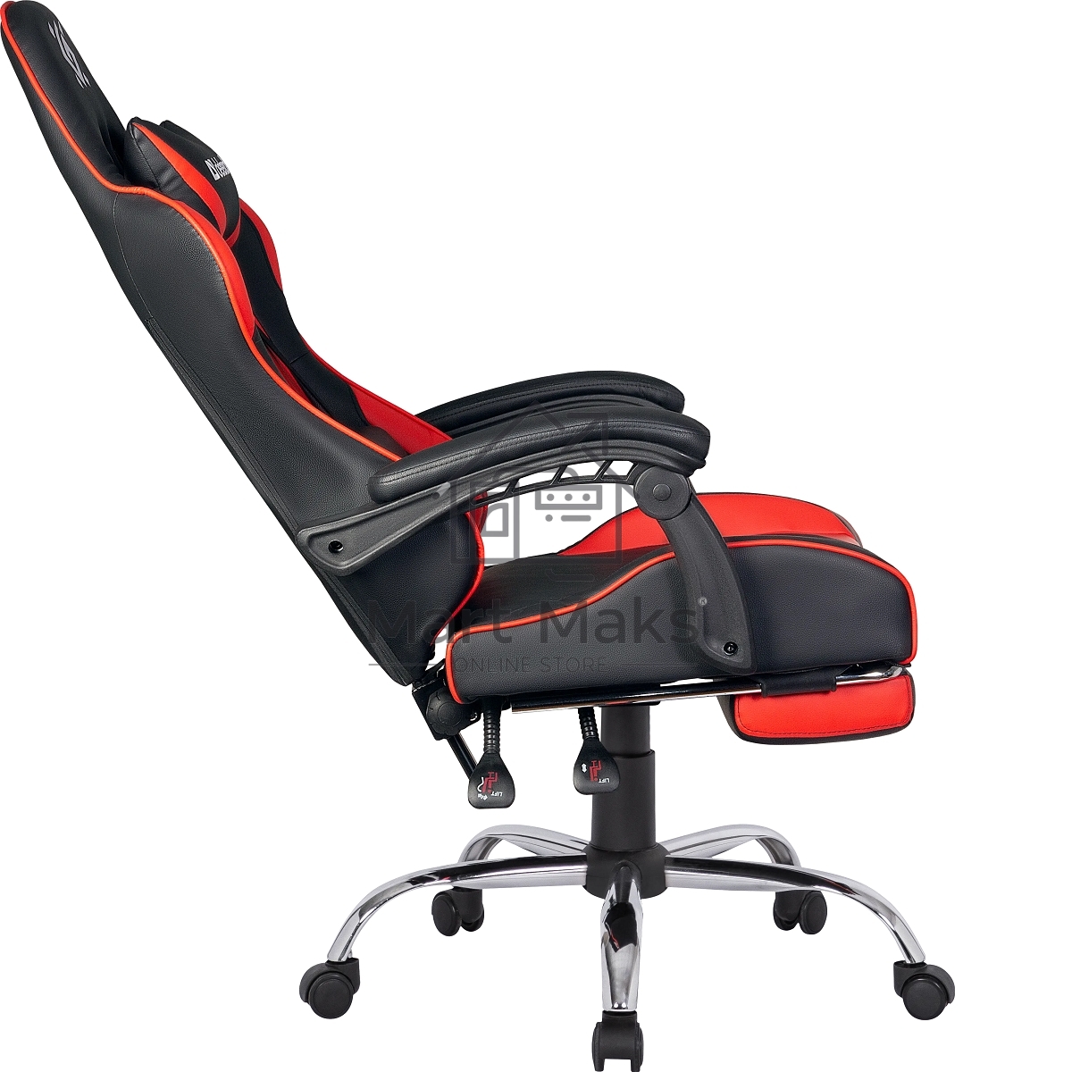 Кресло игровое Defender PILOT RED/BLACK