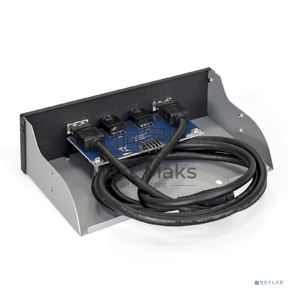 Планка USB на переднюю панель ExeGate EX289291RUS U5H-627, 5,25