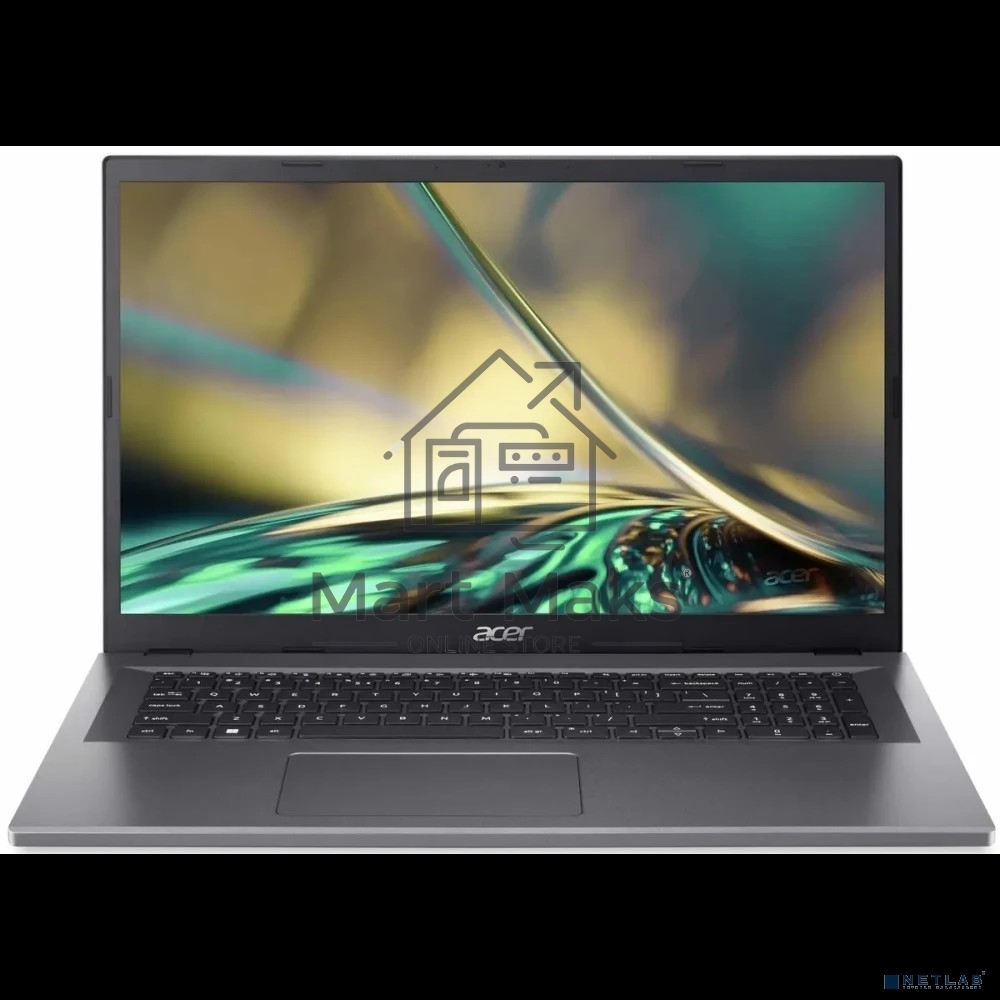 Ноутбук Acer Aspire 3 A317-55P-C3XL серебристый N100 8Gb SSD 512Gb Intel UHD Graphics 17.3