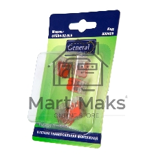 GTER4-02-BL5 Клемма универсальная 221-412 2-пров., прозрачная компактная, блистер 5шт General