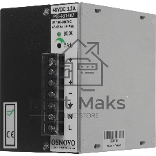 Промышленный блок питания OSNOVO DC48V, 3.2A (150W). Диапазон входных напряжений: AC195-265V