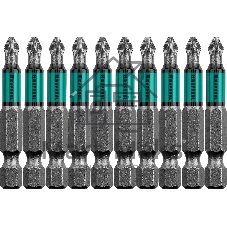 Биты KRAFTOOL Optimum Line, PZ2, 50 мм, тип хвостовика E 1/4