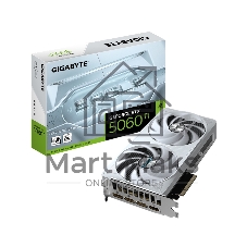Видеокарта Gigabyte GeForce RTX 5060 Ti Eagle OC Ice, NVIDIA RTX 5060 Ti, 16 ГБ GDDR7, 128 бит, PCI-e 5.0, 1xHDMI, 3xDP, 2617 МГц