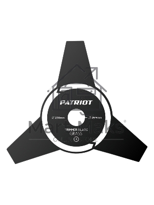 Нож PATRIOT TBS-3 Promo D=230x25.4мм 3лопасти Арт. 809115199