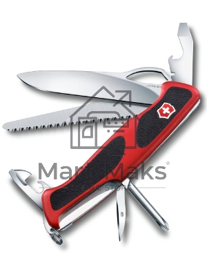 Нож перочинный Victorinox RangerGrip 78 (0.9663.MC) 130мм 12функций красный/черный карт.коробка