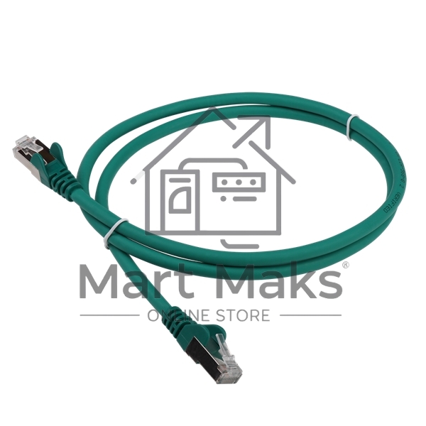 Патч-корд LANMASTER LSZH FTP кат.6, 1.0 м, зеленый