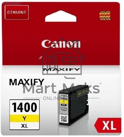 Картридж струйный Canon PGI-1400XL желтый (935 стр. 12 мл) для Canon MAXIFY МВ2040/2340/2740