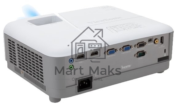 Проектор ViewSonic PA503XP (DLP, XGA 1024x768, 3600Lm, 22000:1, 2xHDMI, 1x2W speaker, 3D Ready, lamp 15000hrs, White, 2.2kg)