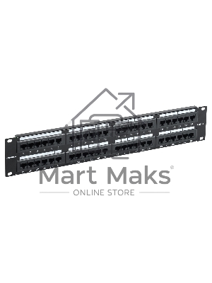 Патч-панель ITK PP48-2UC5EU-K05-G 2U кат. 5Е UTP 48 портов (Krone) GENERICA