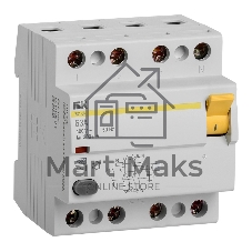 Выключатель дифференциального тока (УЗО) 4п 63А 300мА тип AC ВД1-63 IEK MDV10-4-063-300