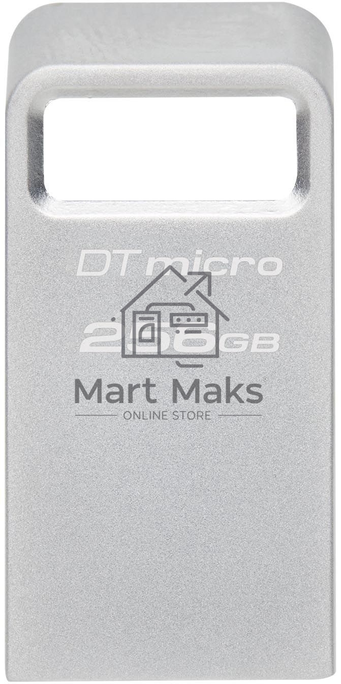 Флешка USB R/W Kingston 256Gb DataTraveler Micro DTMC3G2/256GB USB3.0 серебристый