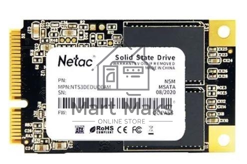 Накопитель SSD Netac N5M, 1000GB, mSATA, R/W 560/520