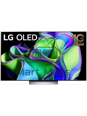 Телевизор LG OLED65C3RLA.ARUB темно-серый/серебристый 65