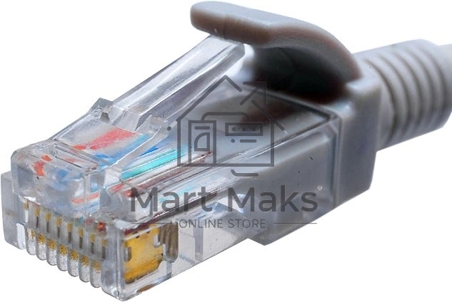 Патч-корд Suprlan 10-0141 UTP RJ-45 вил.-вилка RJ-45 кат.5E 0.5м серый LSZH 24AWG