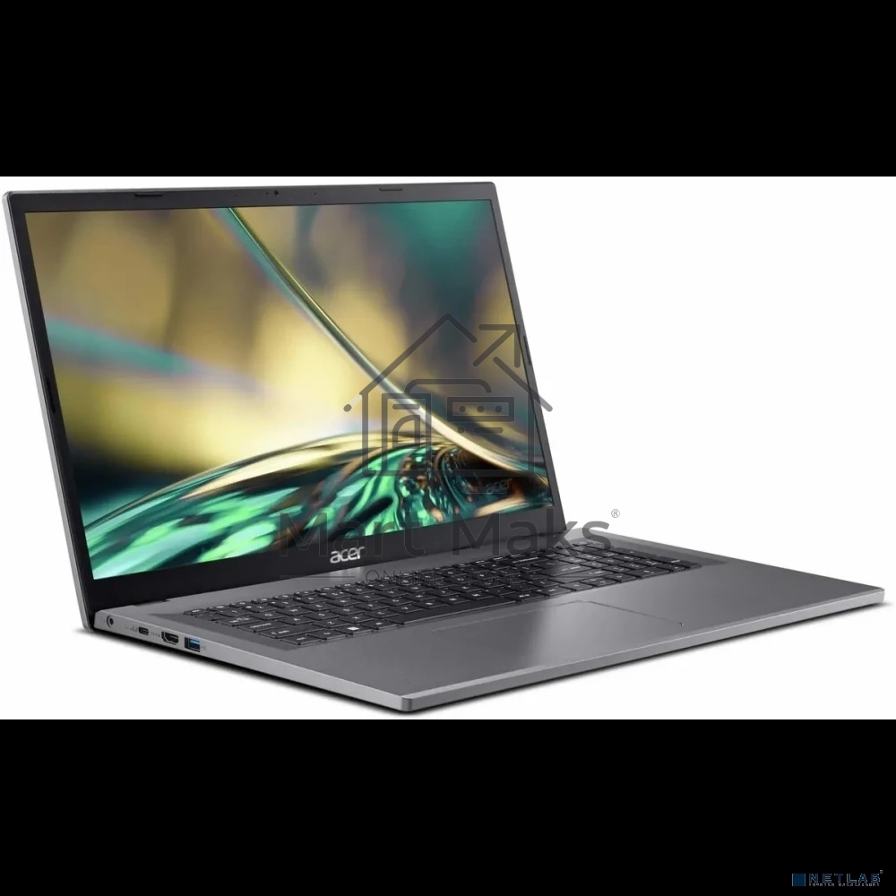 Ноутбук Acer Aspire 3 A317-55P-C3XL серебристый N100 8Gb SSD 512Gb Intel UHD Graphics 17.3