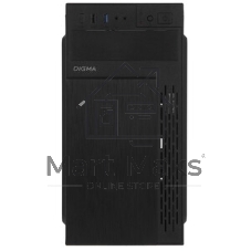 Компьютерный корпус Digma DCC-MN301 черный без БП mATX 1x80мм 2x120мм 1xUSB 2.0 1xUSB 3.0 audio