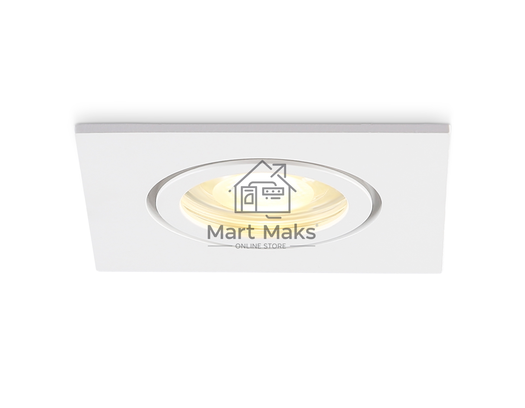 Светильник Ambrella light TN1160 WH белый IP44 GU5.3 85*85*28