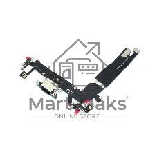 Шлейф с разъемом зарядки и микрофоном для iPhone 16 (A3287)