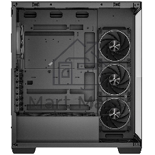 Компьютерный корпус Deepcool CG580 4F V2 без БП, боковое окно (панорама), 4x120мм ARGB PWM вентилятора, черный, ATX (R-CG580-BKADA4-G-2)