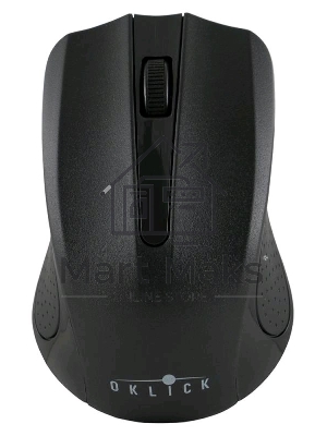 Мышь беспроводная Oklick 485MW черный, 1200 dpi, радиоканал, USB, кнопки - 3