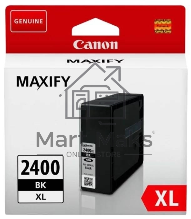 Картридж струйный Canon PGI-2400XL черный, 2500 стр., для MAXIFY iB4040/МВ5040/МВ5340